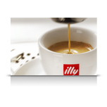 illy espresso in a cup