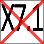 FF X7.1 - NOT COMPATIBLE