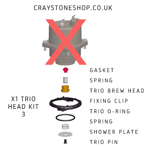 FrancisFrancis TRIO X1, X3, X6 - Head Kit 3